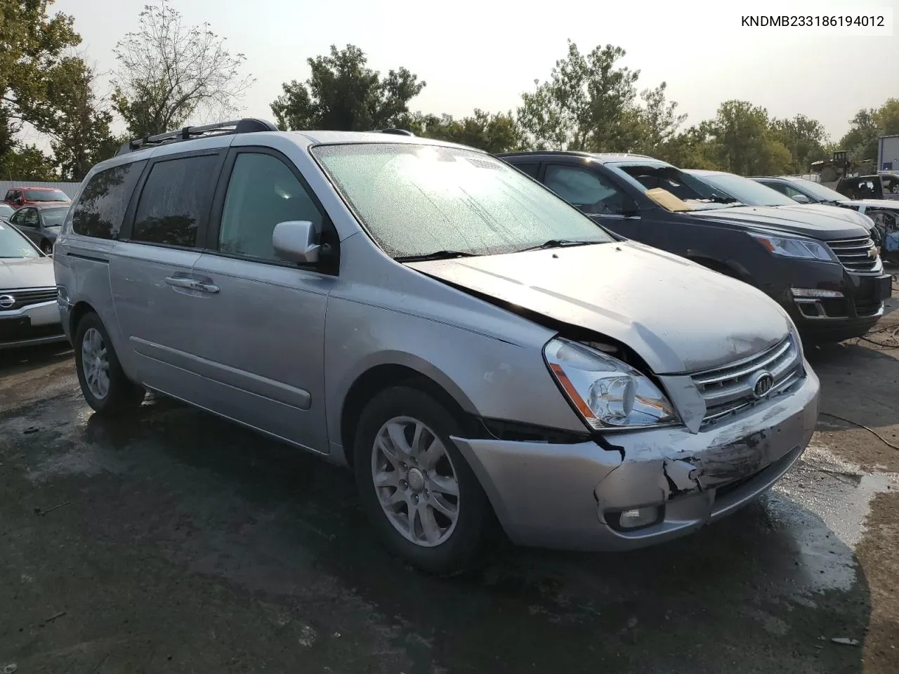 2008 Kia Sedona Ex VIN: KNDMB233186194012 Lot: 70879304