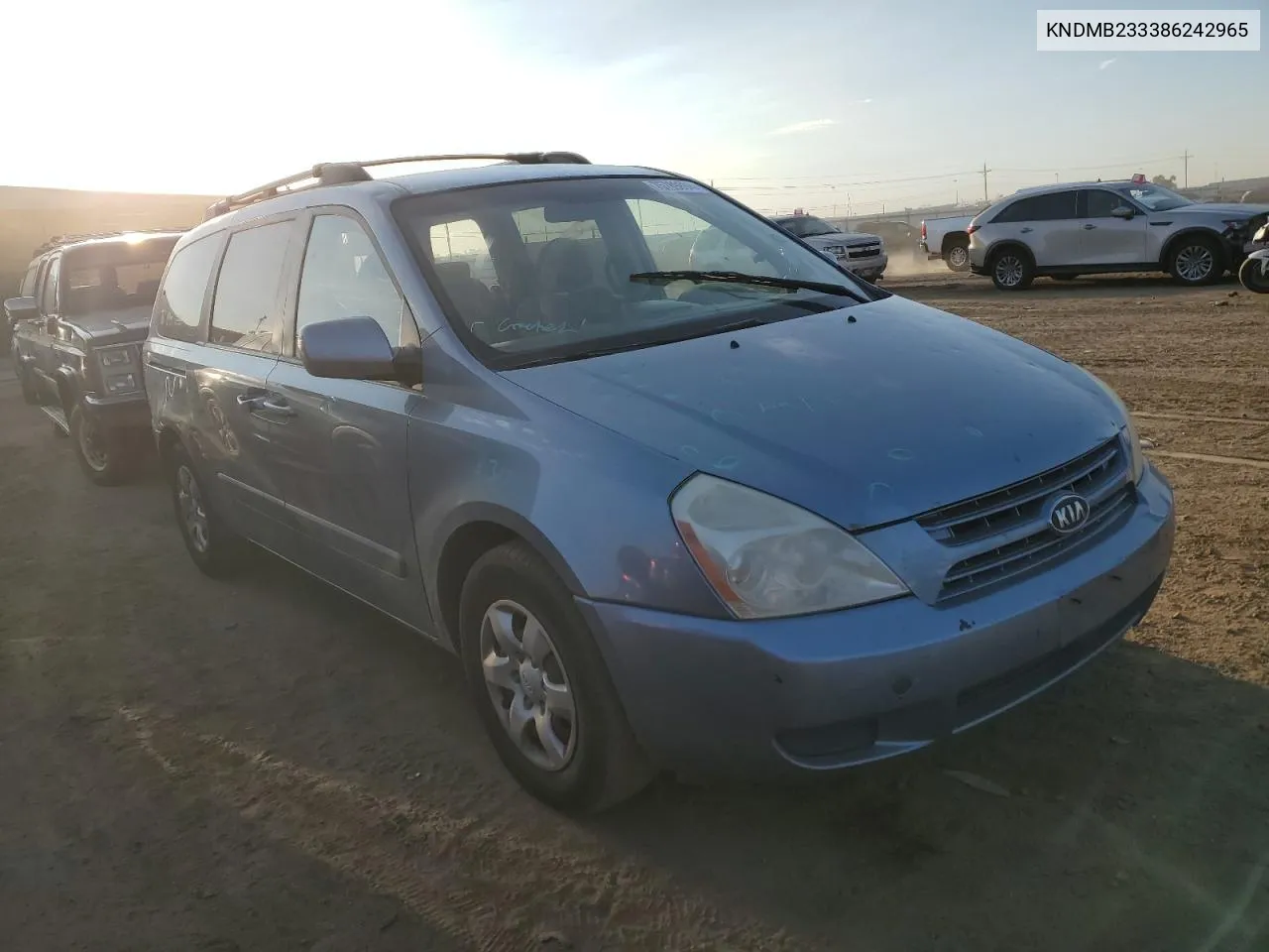 2008 Kia Sedona Ex VIN: KNDMB233386242965 Lot: 75789884