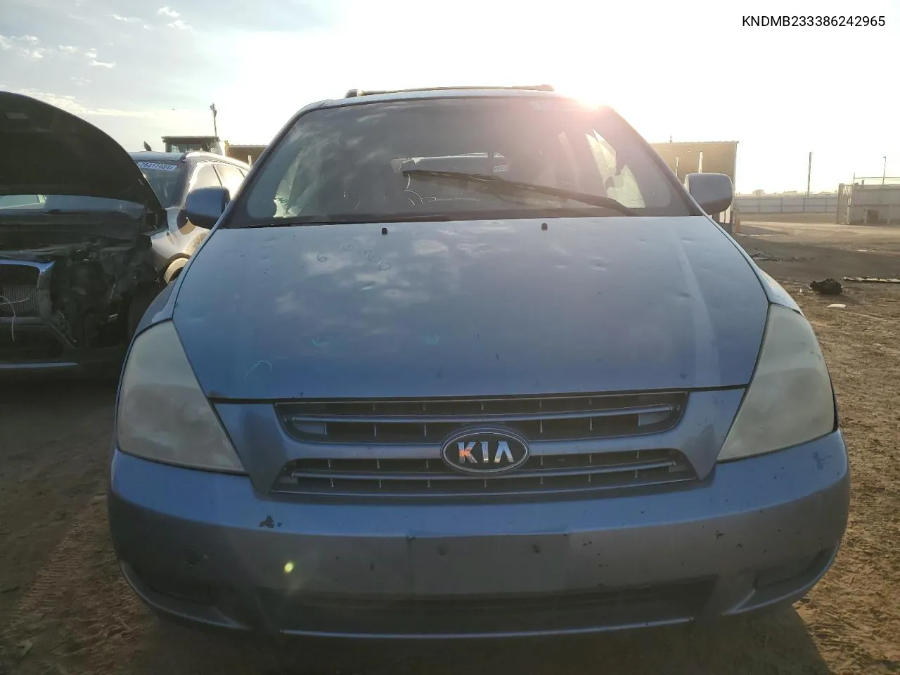 2008 Kia Sedona Ex VIN: KNDMB233386242965 Lot: 75789884