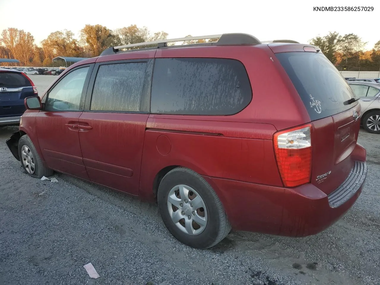 2008 Kia Sedona Ex VIN: KNDMB233586257029 Lot: 76816294