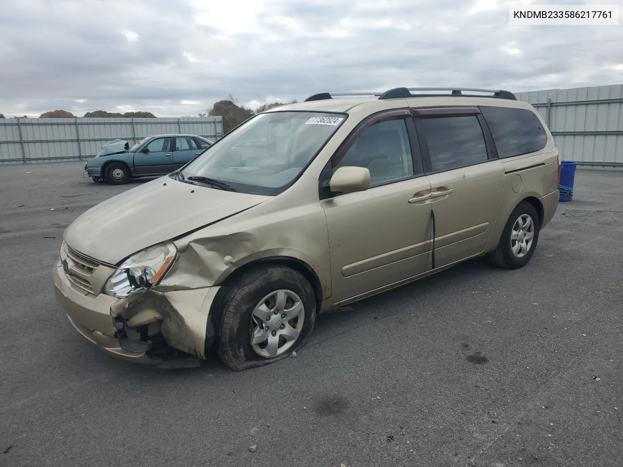 2008 Kia Sedona Ex VIN: KNDMB233586217761 Lot: 77362824