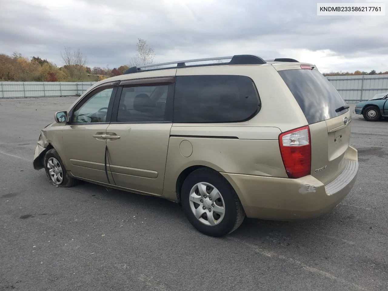 2008 Kia Sedona Ex VIN: KNDMB233586217761 Lot: 77362824