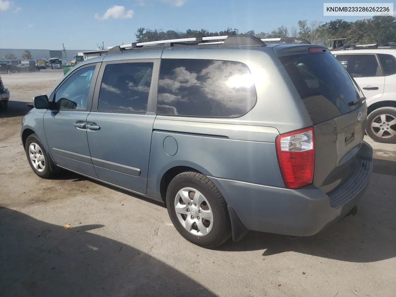 2008 Kia Sedona Ex VIN: KNDMB233286262236 Lot: 78311374