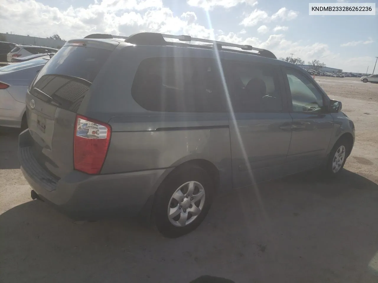 2008 Kia Sedona Ex VIN: KNDMB233286262236 Lot: 78311374