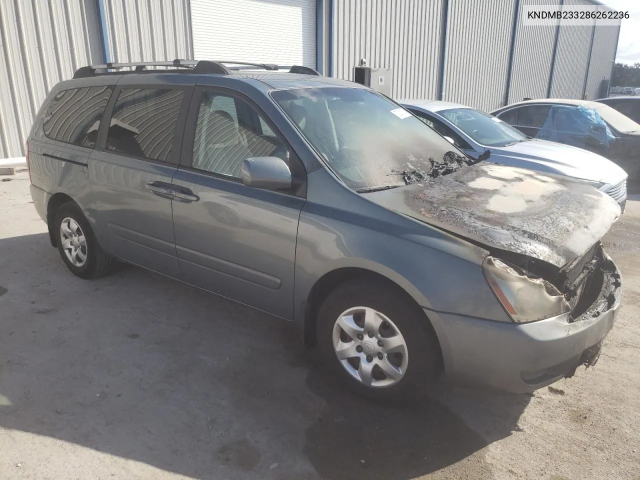 2008 Kia Sedona Ex VIN: KNDMB233286262236 Lot: 78311374