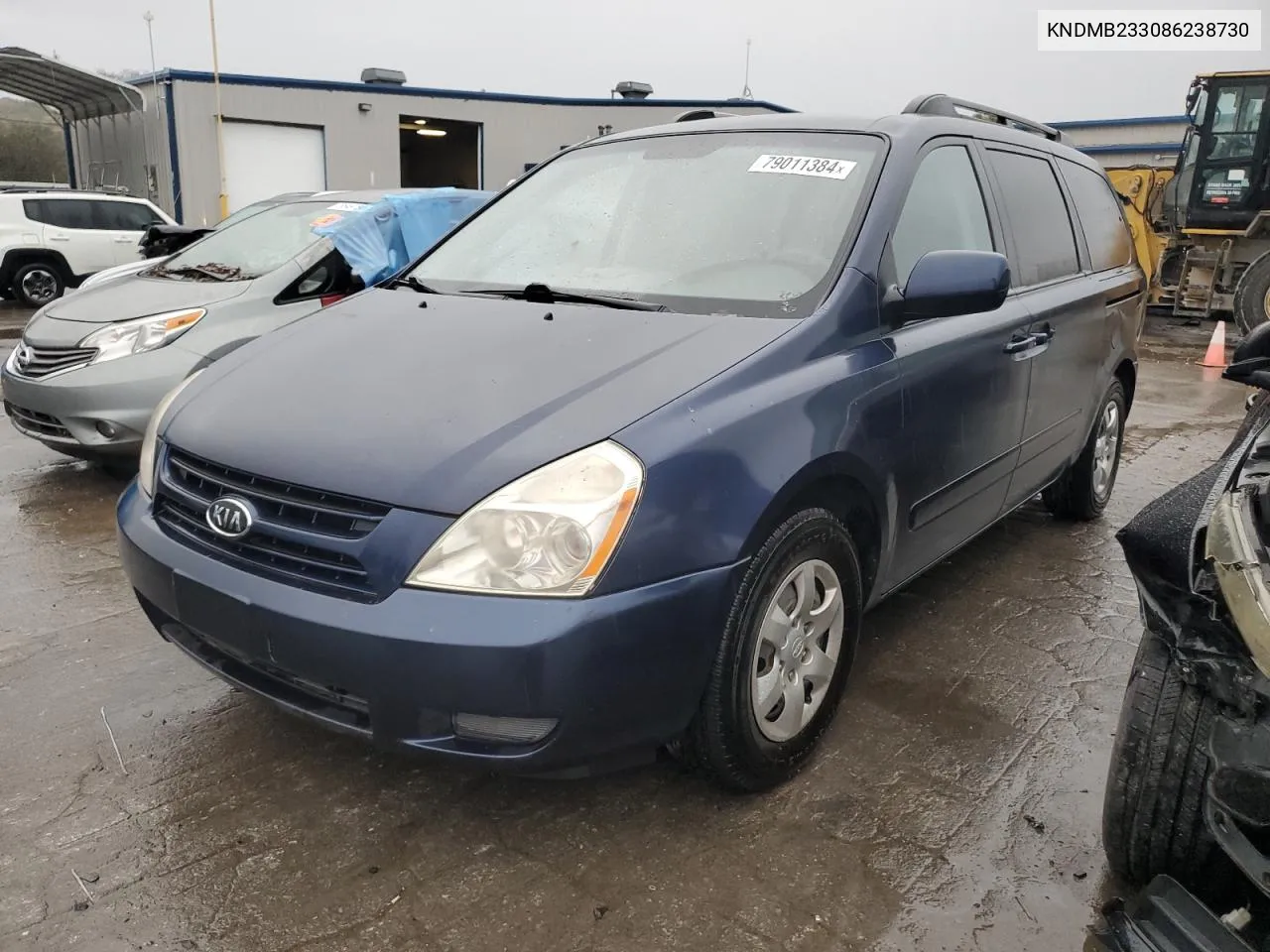 2008 Kia Sedona Ex VIN: KNDMB233086238730 Lot: 79011384