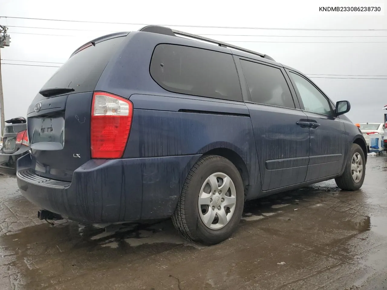 2008 Kia Sedona Ex VIN: KNDMB233086238730 Lot: 79011384