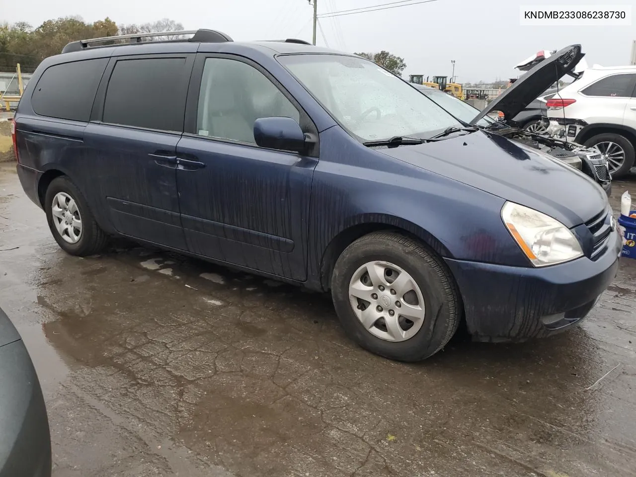 2008 Kia Sedona Ex VIN: KNDMB233086238730 Lot: 79011384