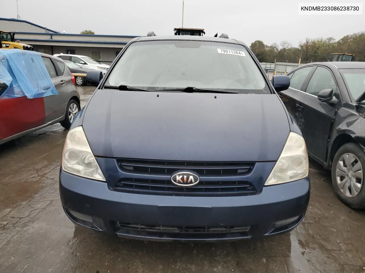 2008 Kia Sedona Ex VIN: KNDMB233086238730 Lot: 79011384