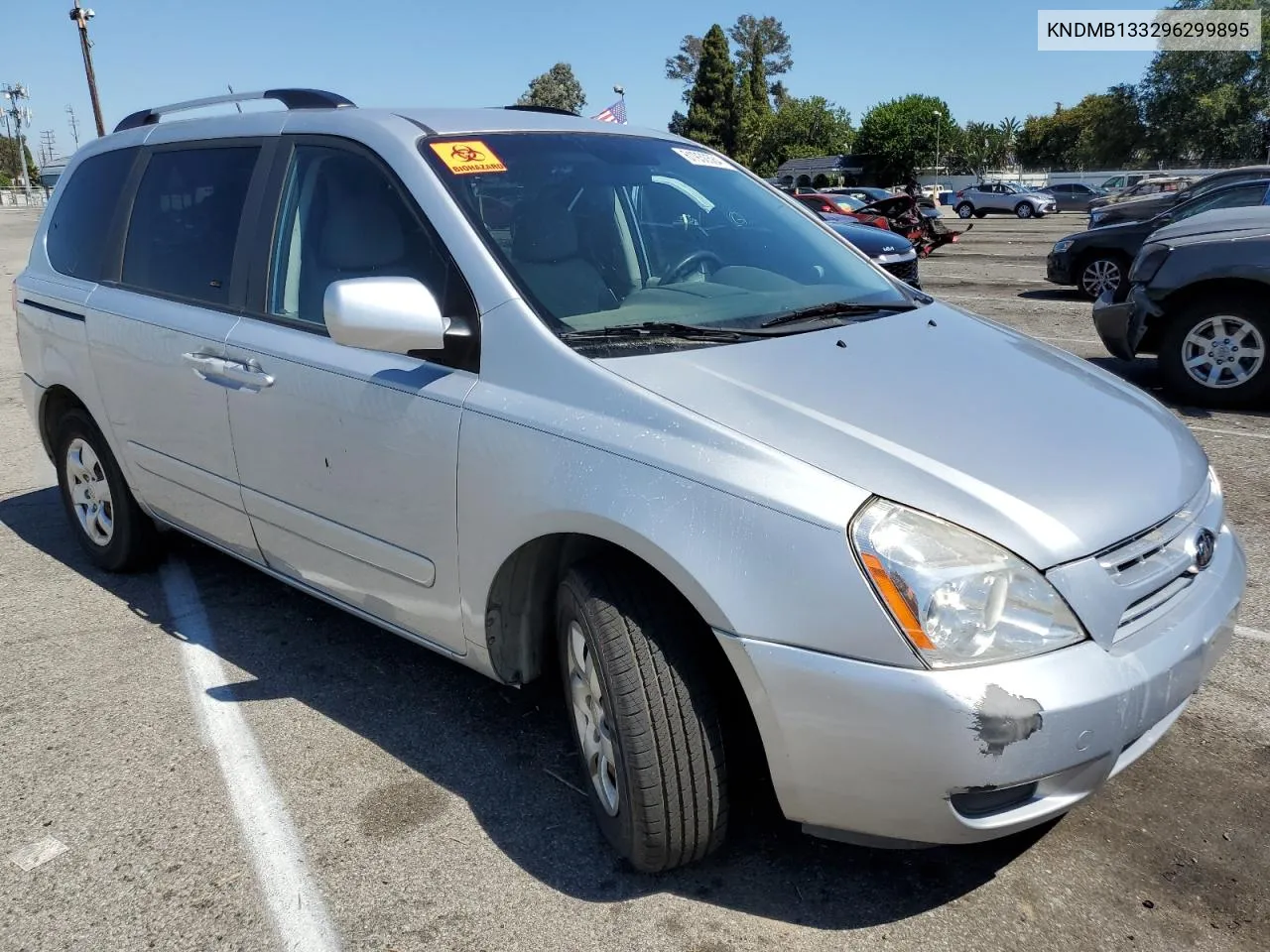 2009 Kia Sedona VIN: KNDMB133296299895 Lot: 61930584