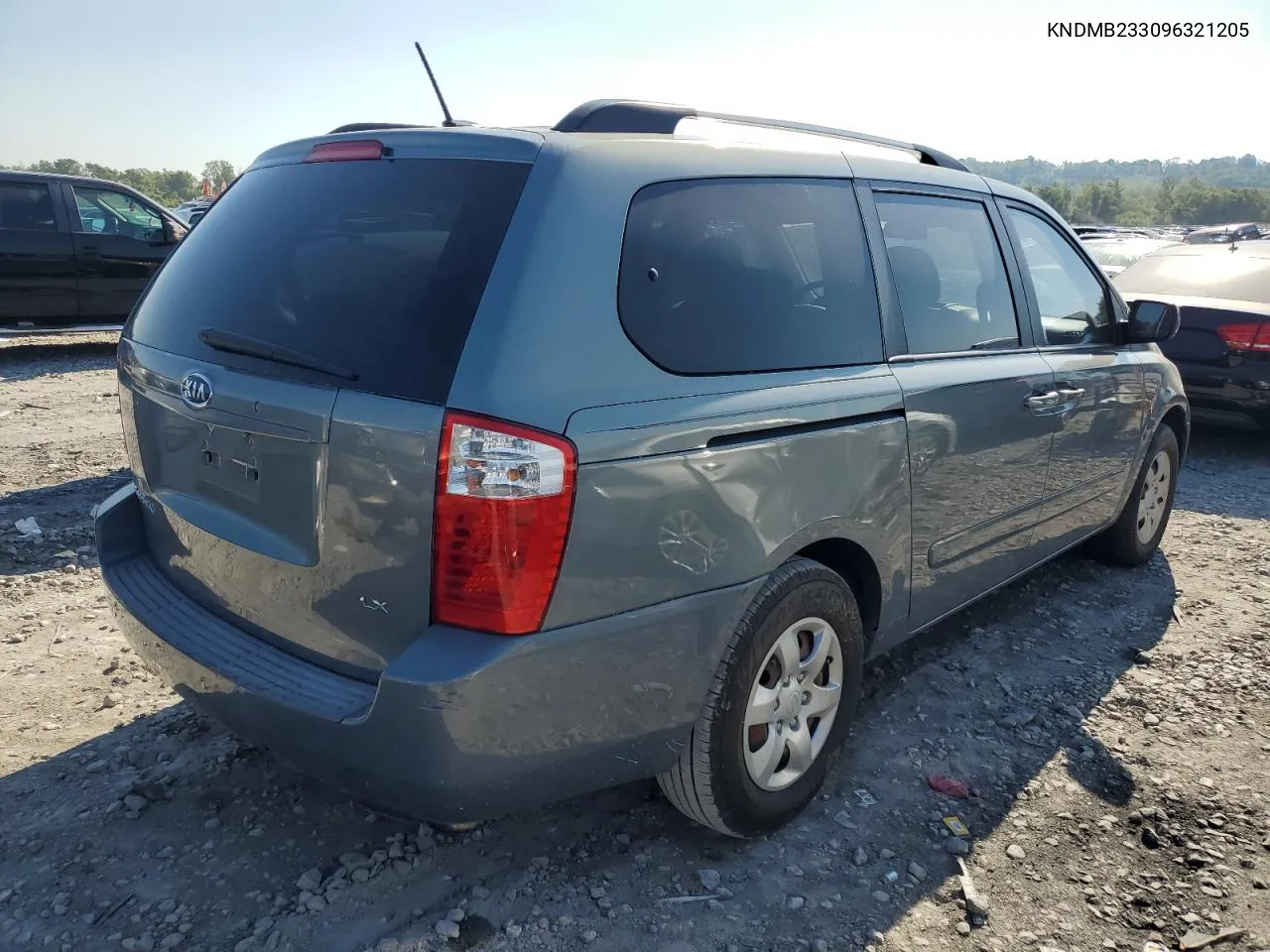 2009 Kia Sedona Ex VIN: KNDMB233096321205 Lot: 69876934