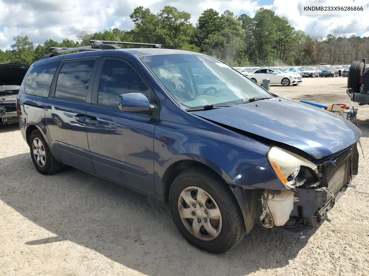 2009 Kia Sedona Ex VIN: KNDMB233X96286866 Lot: 72221534