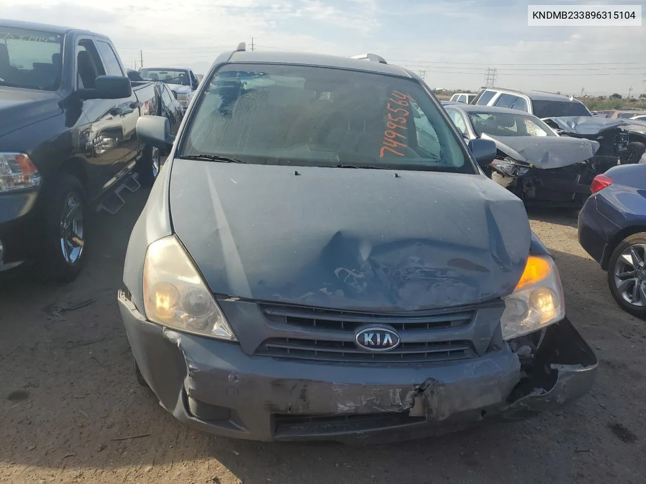 KNDMB233896315104 2009 Kia Sedona Ex