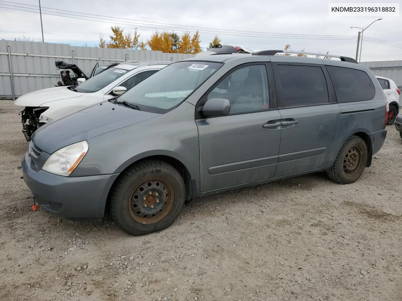 2009 Kia Sedona Ex VIN: KNDMB233196318832 Lot: 75229804