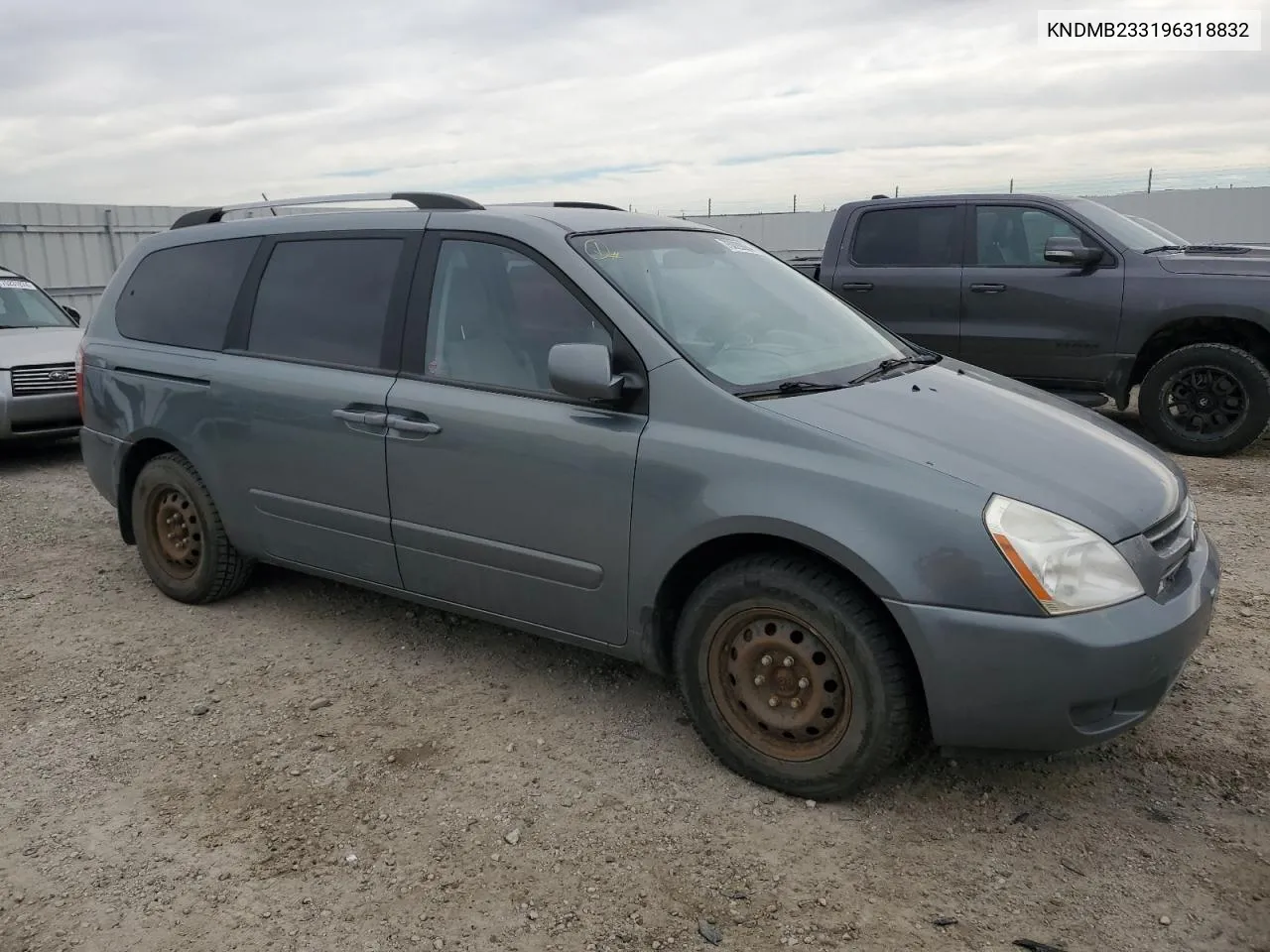 2009 Kia Sedona Ex VIN: KNDMB233196318832 Lot: 75229804