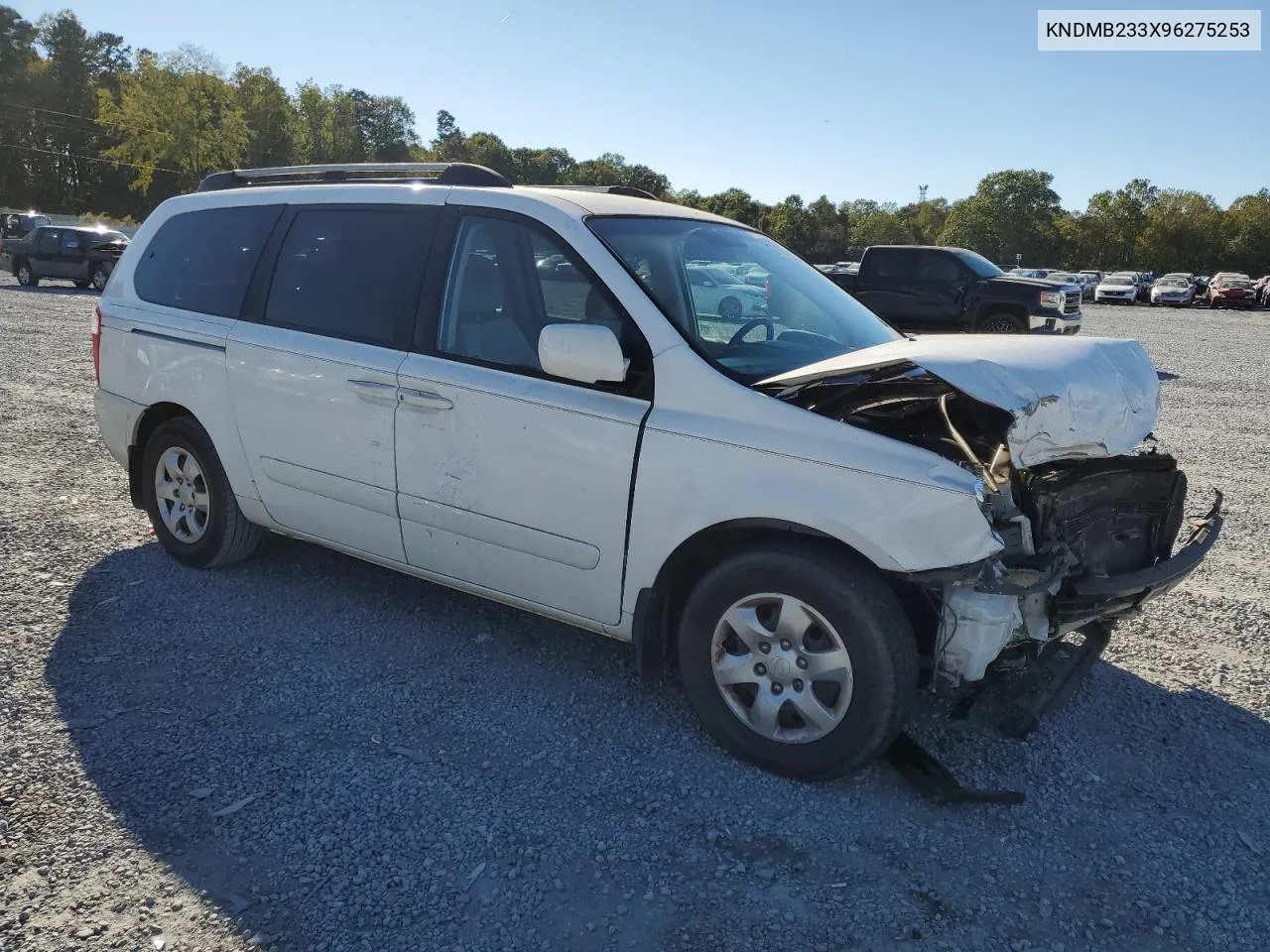 2009 Kia Sedona Ex VIN: KNDMB233X96275253 Lot: 75647264