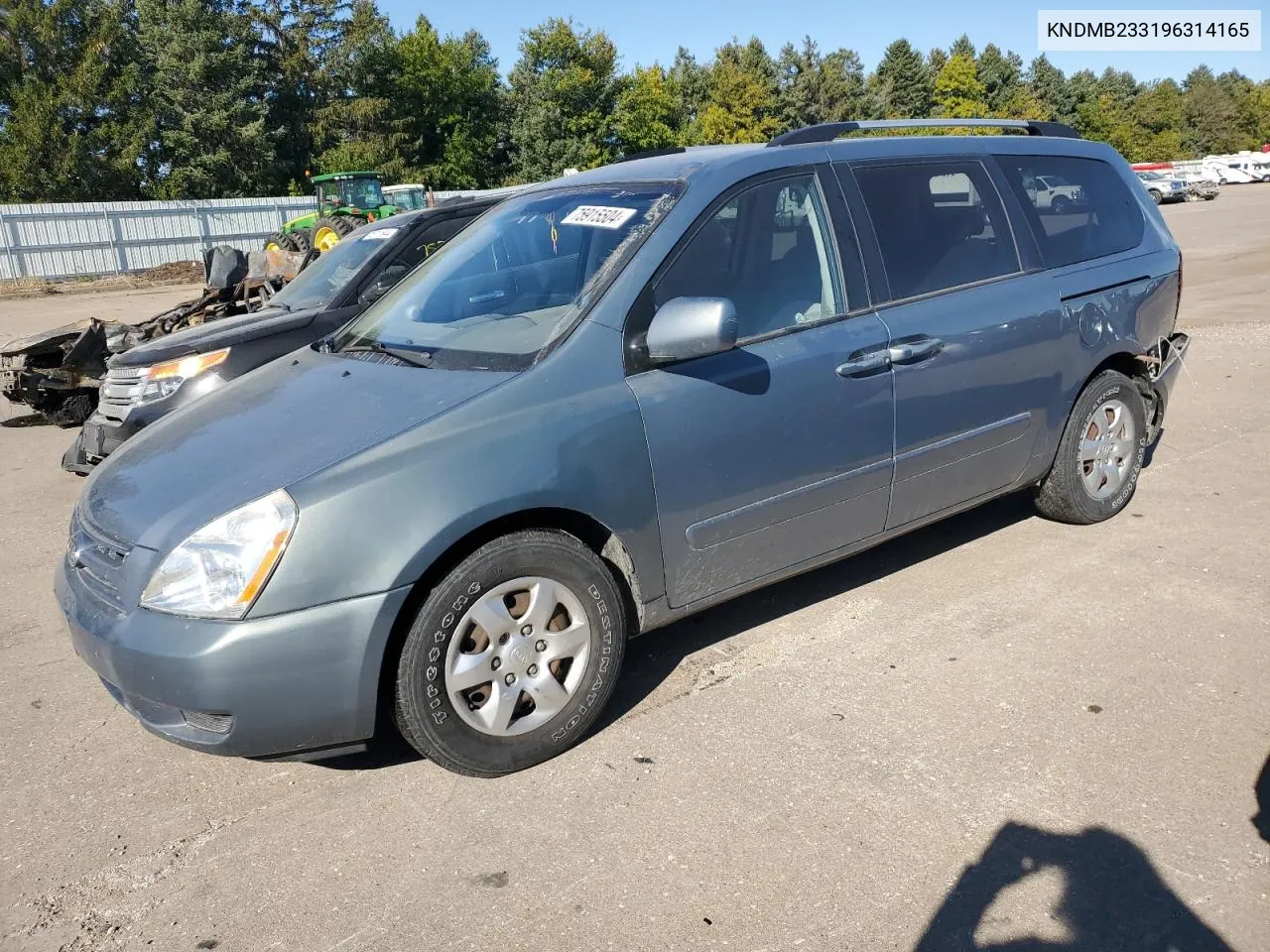 2009 Kia Sedona Ex VIN: KNDMB233196314165 Lot: 75915504