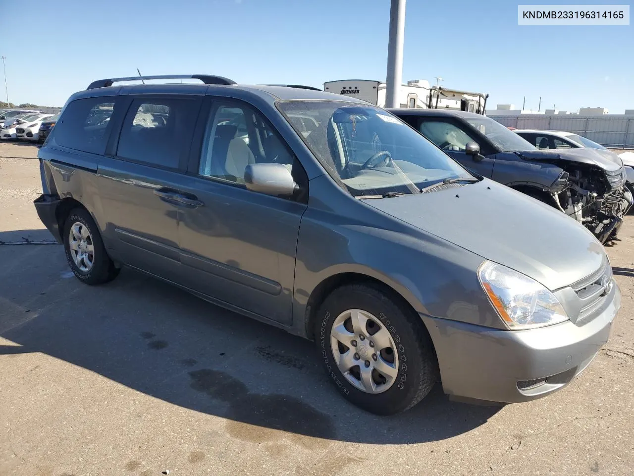 2009 Kia Sedona Ex VIN: KNDMB233196314165 Lot: 75915504