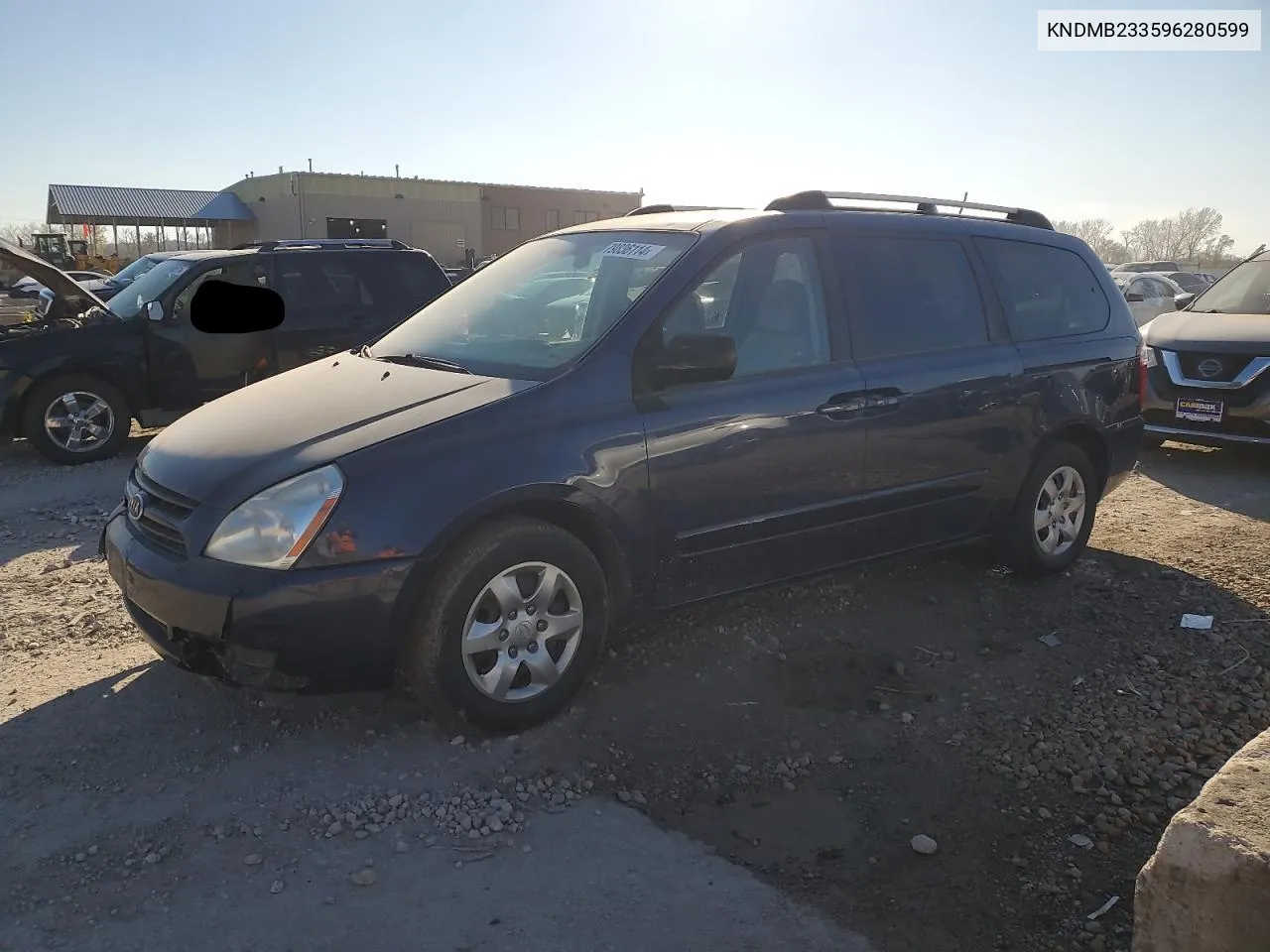 2009 Kia Sedona Ex VIN: KNDMB233596280599 Lot: 79836114