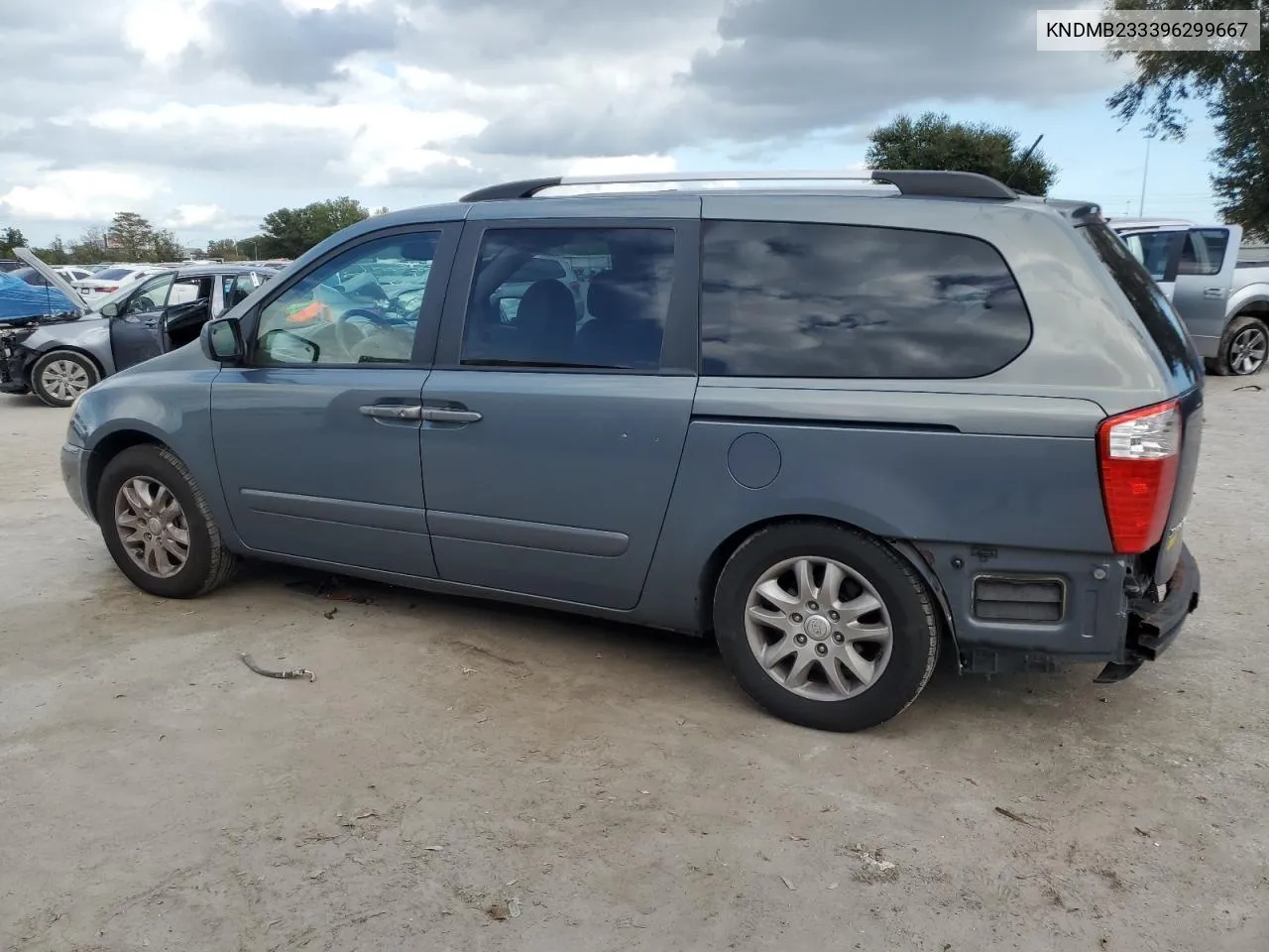 2009 Kia Sedona Ex VIN: KNDMB233396299667 Lot: 80186774