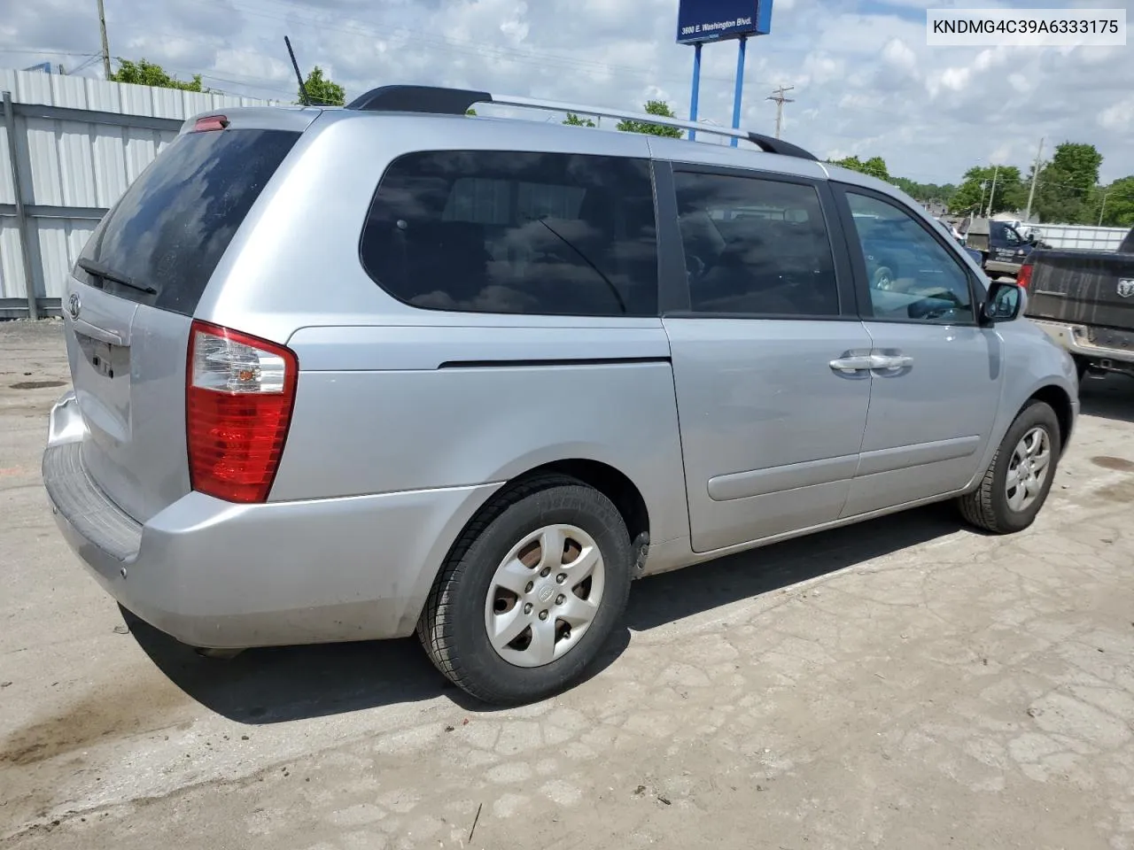 2010 Kia Sedona Lx VIN: KNDMG4C39A6333175 Lot: 54043164