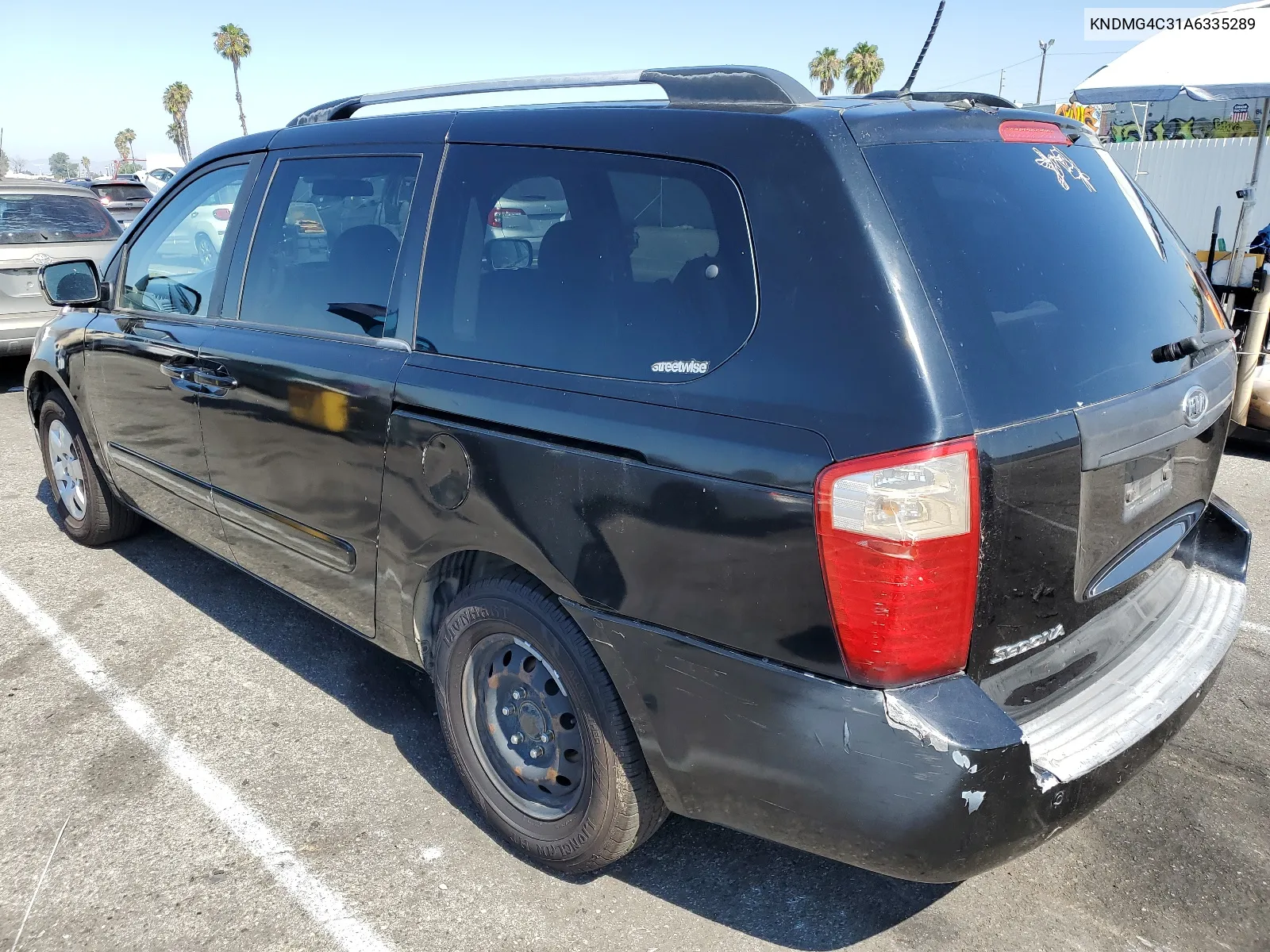 2010 Kia Sedona Lx VIN: KNDMG4C31A6335289 Lot: 60950624