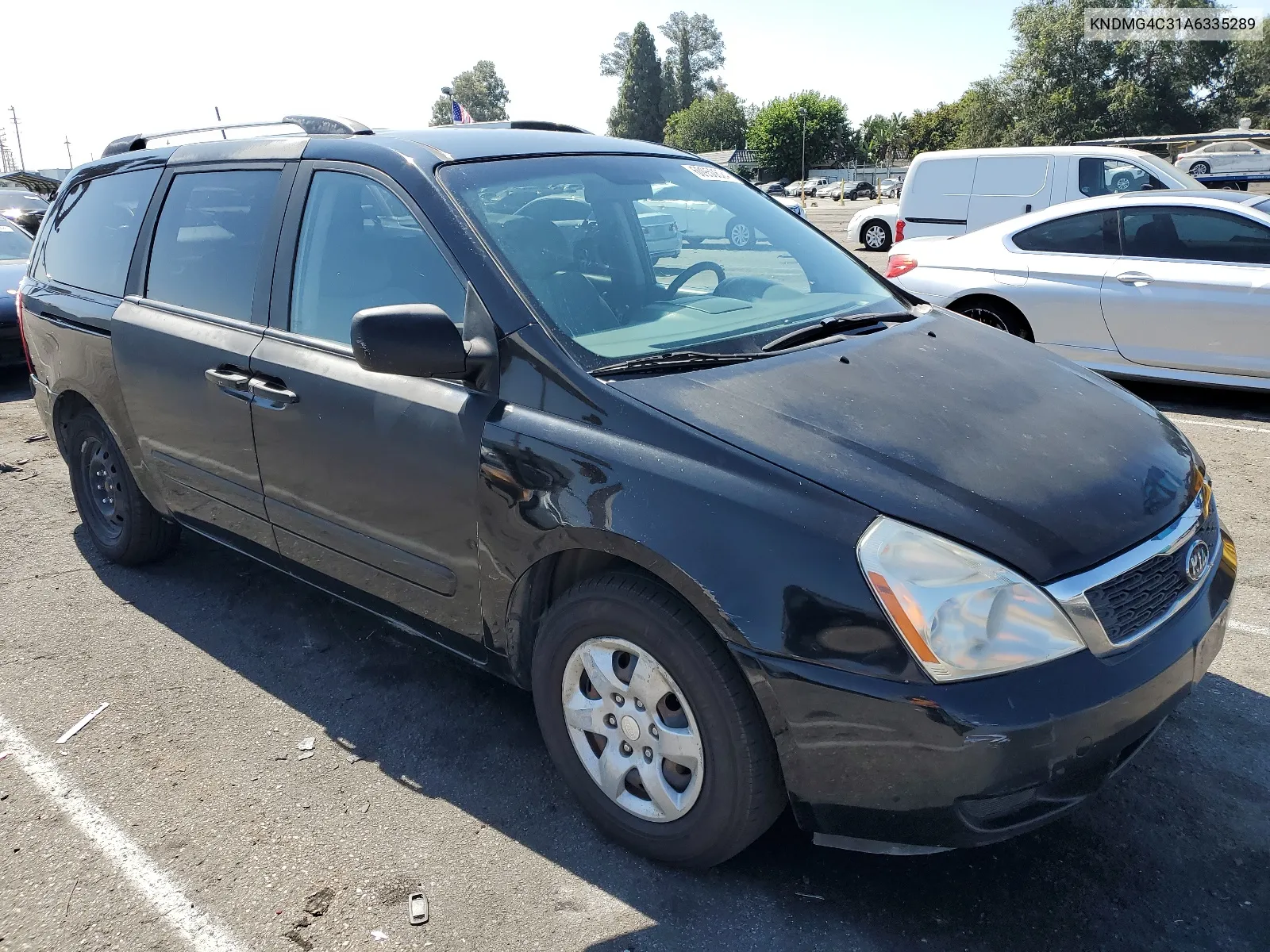 2010 Kia Sedona Lx VIN: KNDMG4C31A6335289 Lot: 60950624