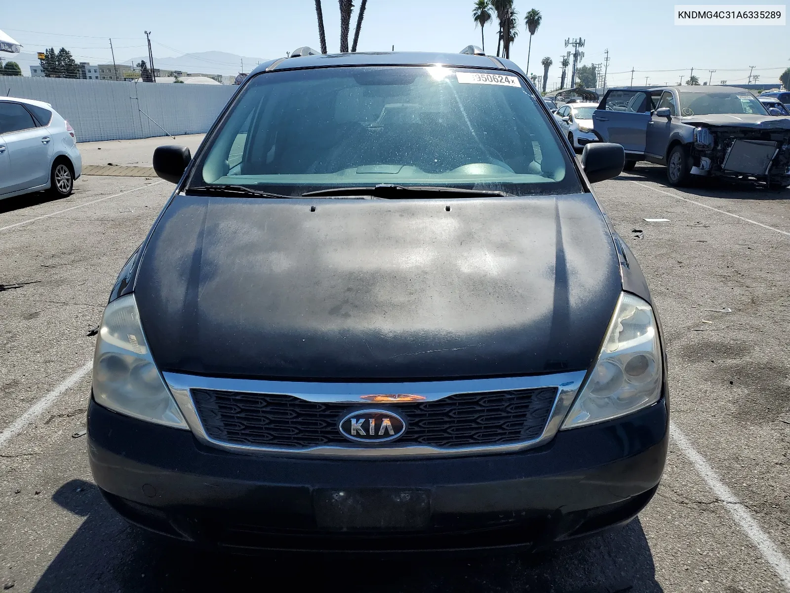 2010 Kia Sedona Lx VIN: KNDMG4C31A6335289 Lot: 60950624