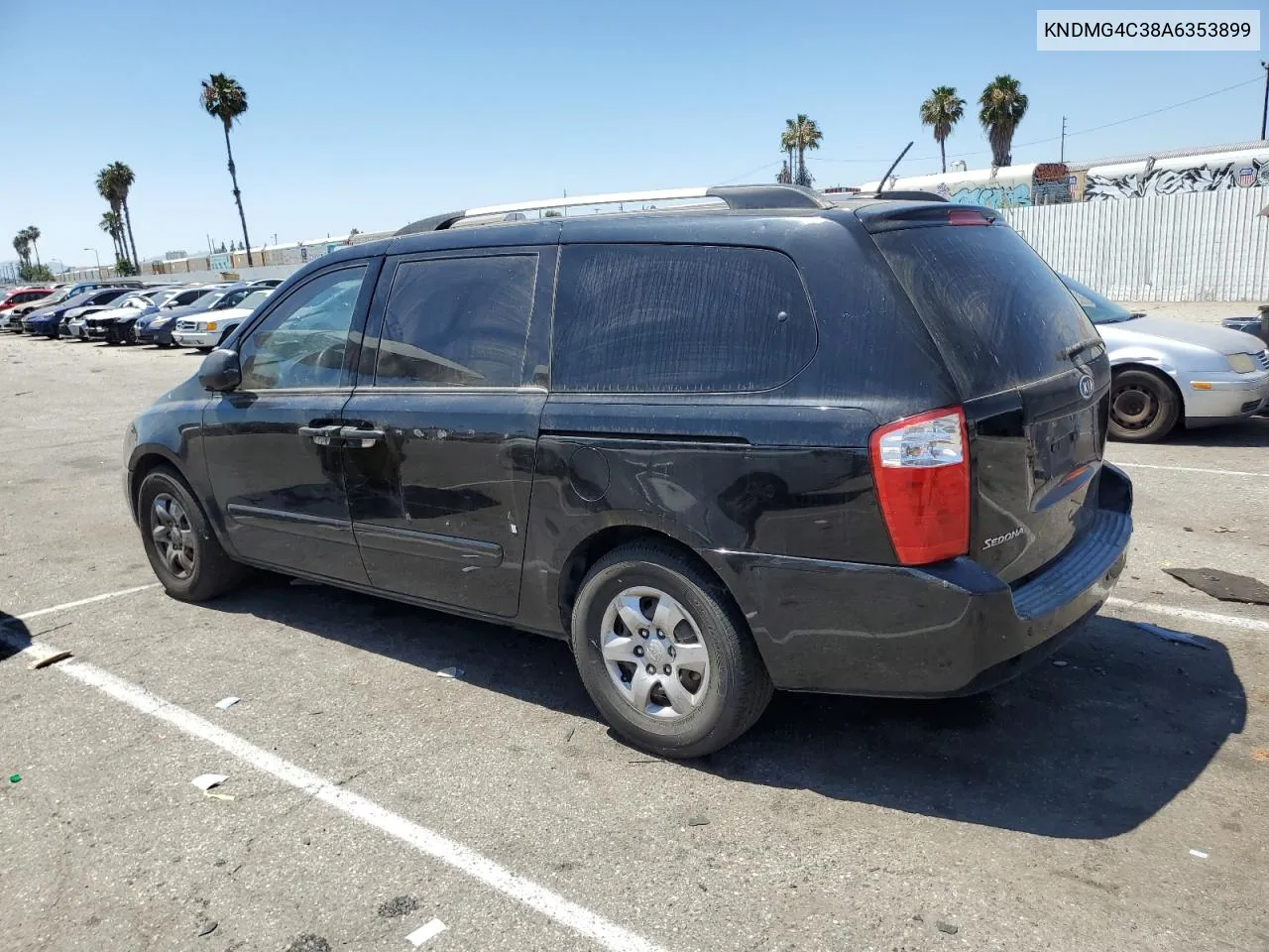 2010 Kia Sedona Lx VIN: KNDMG4C38A6353899 Lot: 62099914