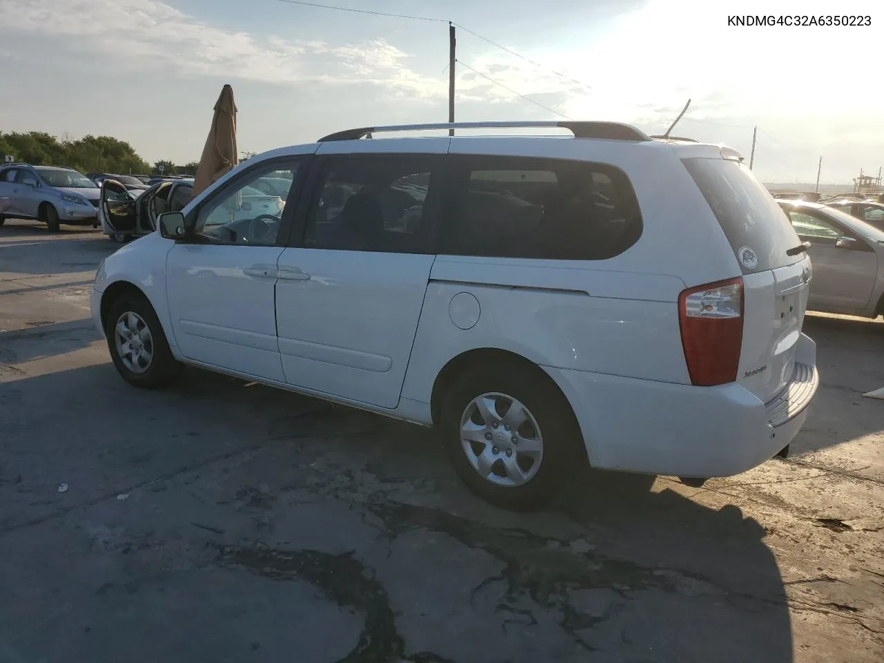 2010 Kia Sedona Lx VIN: KNDMG4C32A6350223 Lot: 66983114