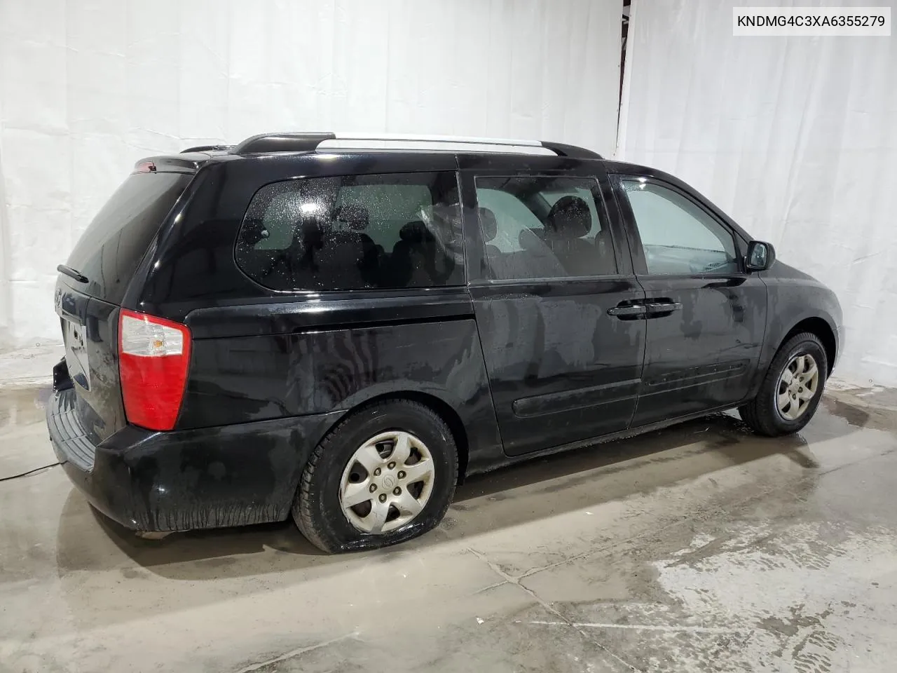 2010 Kia Sedona Lx VIN: KNDMG4C3XA6355279 Lot: 74080134