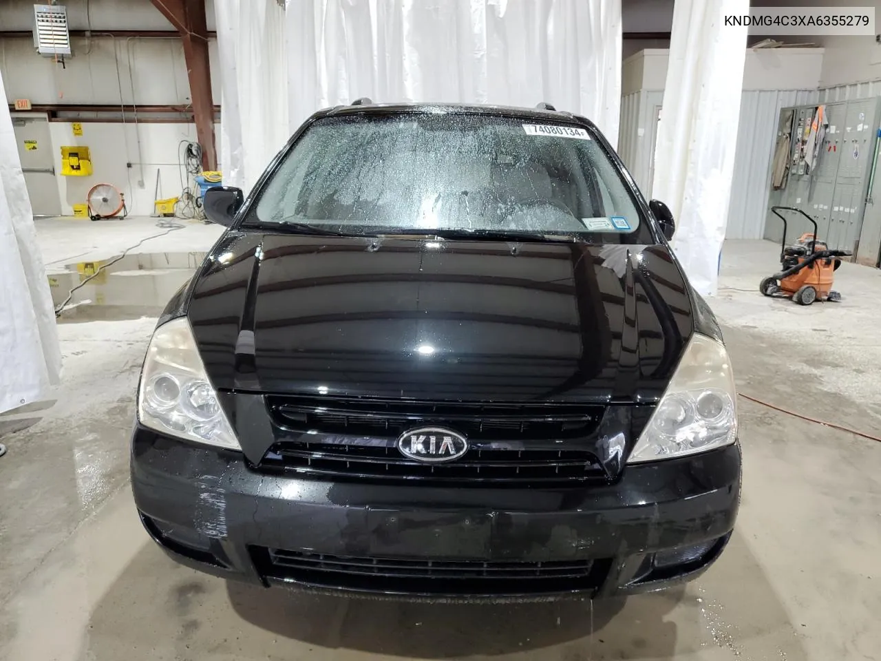 2010 Kia Sedona Lx VIN: KNDMG4C3XA6355279 Lot: 74080134