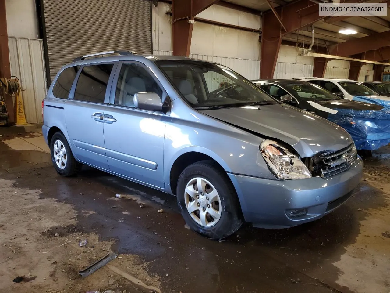 2010 Kia Sedona Lx VIN: KNDMG4C30A6326681 Lot: 74741604