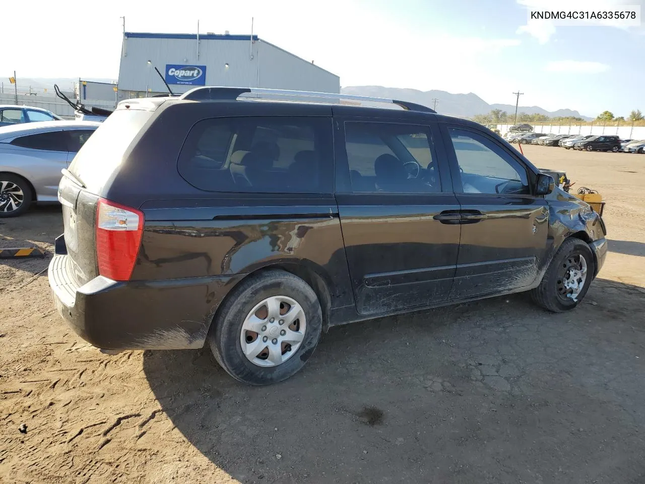 2010 Kia Sedona Lx VIN: KNDMG4C31A6335678 Lot: 76016514