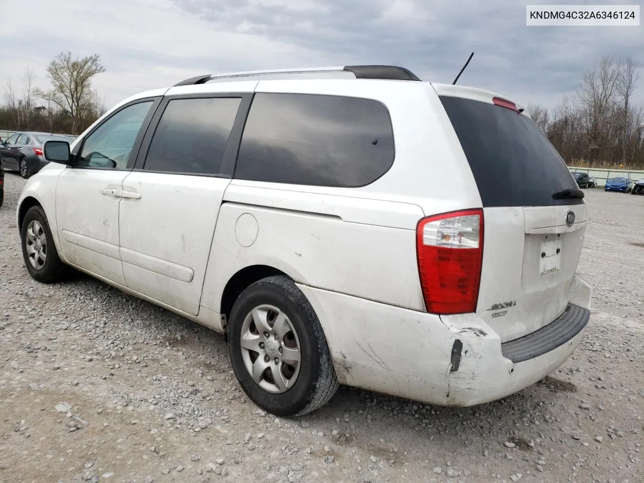 2010 Kia Sedona Lx VIN: KNDMG4C32A6346124 Lot: 79019814