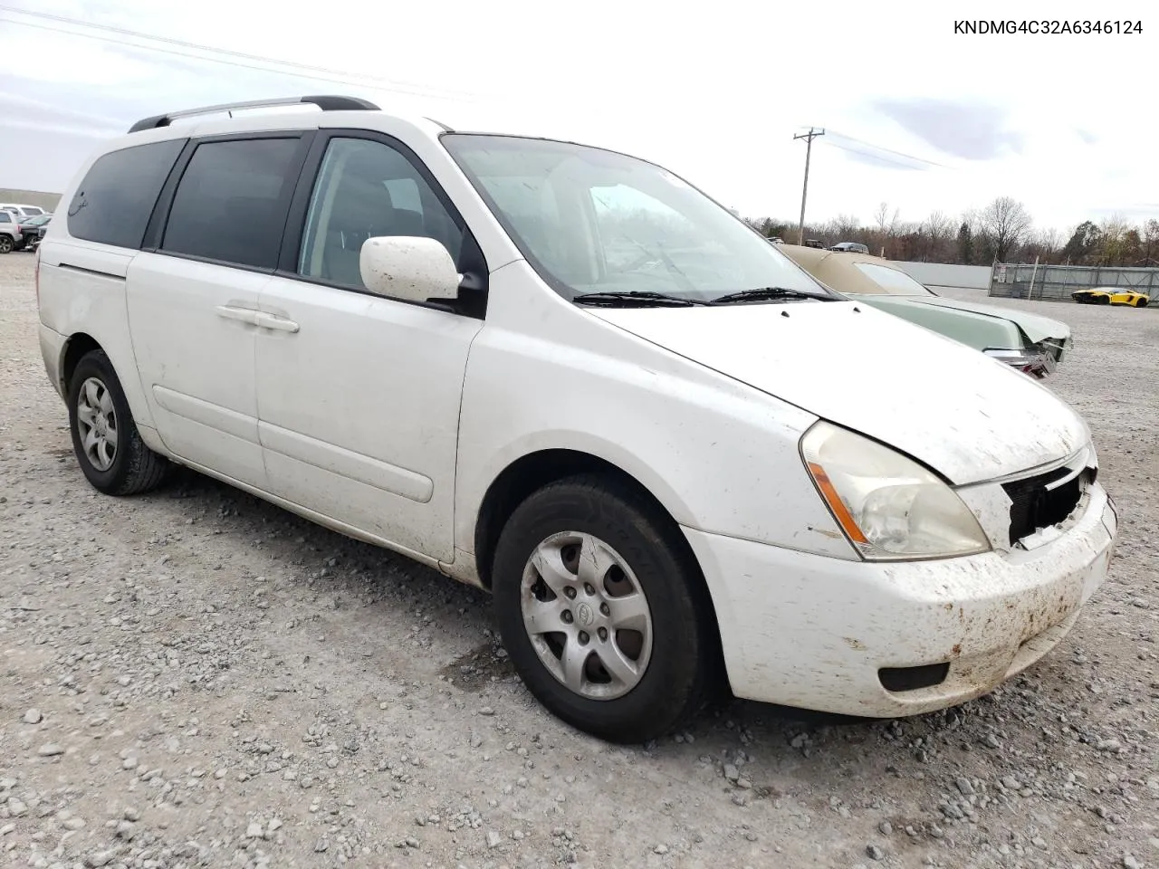 2010 Kia Sedona Lx VIN: KNDMG4C32A6346124 Lot: 79019814