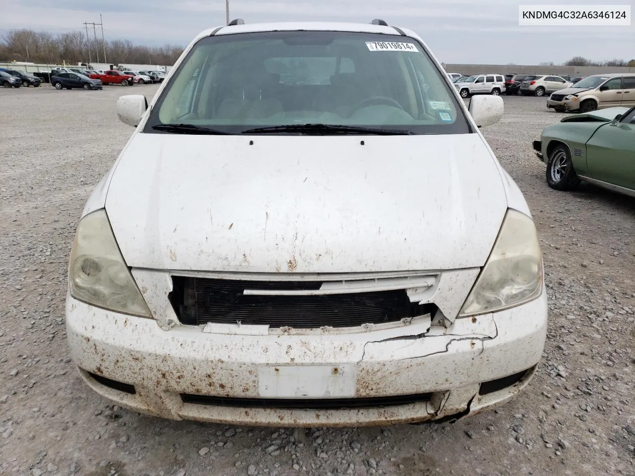 2010 Kia Sedona Lx VIN: KNDMG4C32A6346124 Lot: 79019814