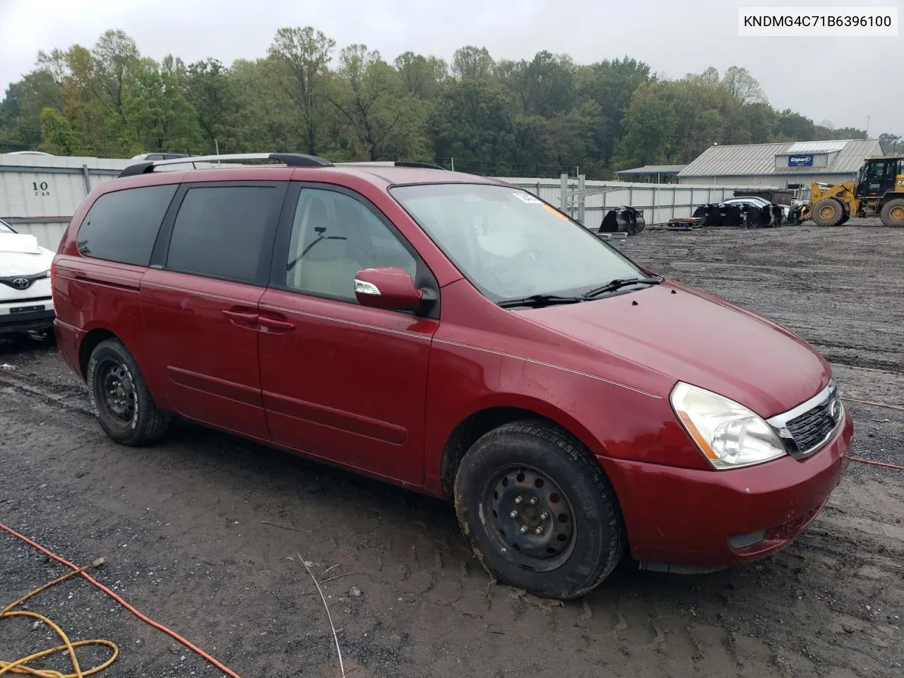 2011 Kia Sedona Lx VIN: KNDMG4C71B6396100 Lot: 73844074