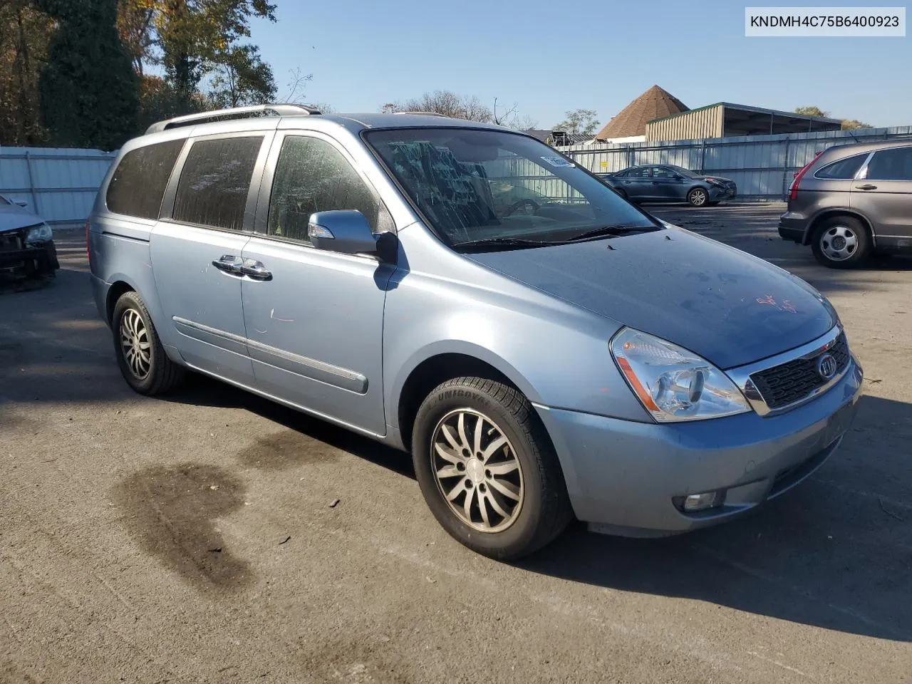 2011 Kia Sedona Ex VIN: KNDMH4C75B6400923 Lot: 75855444