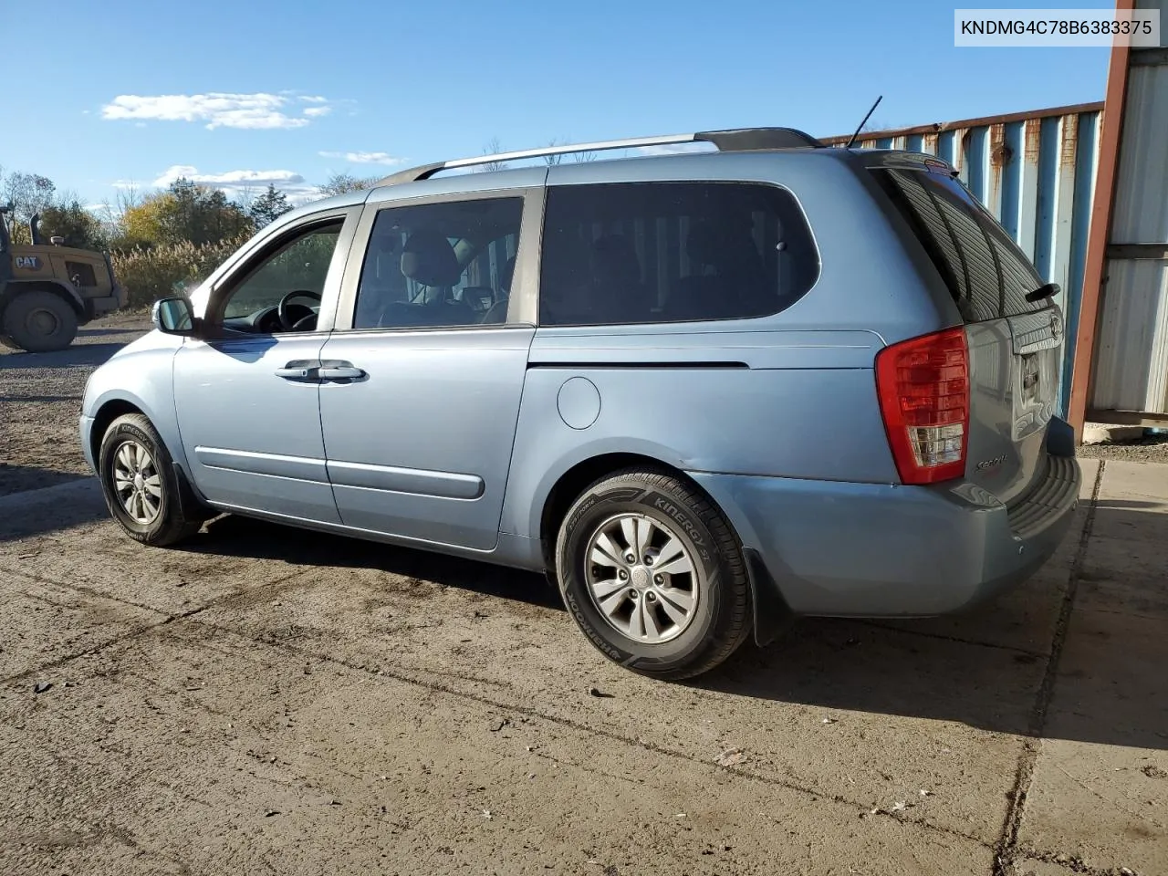 2011 Kia Sedona Lx VIN: KNDMG4C78B6383375 Lot: 76289414