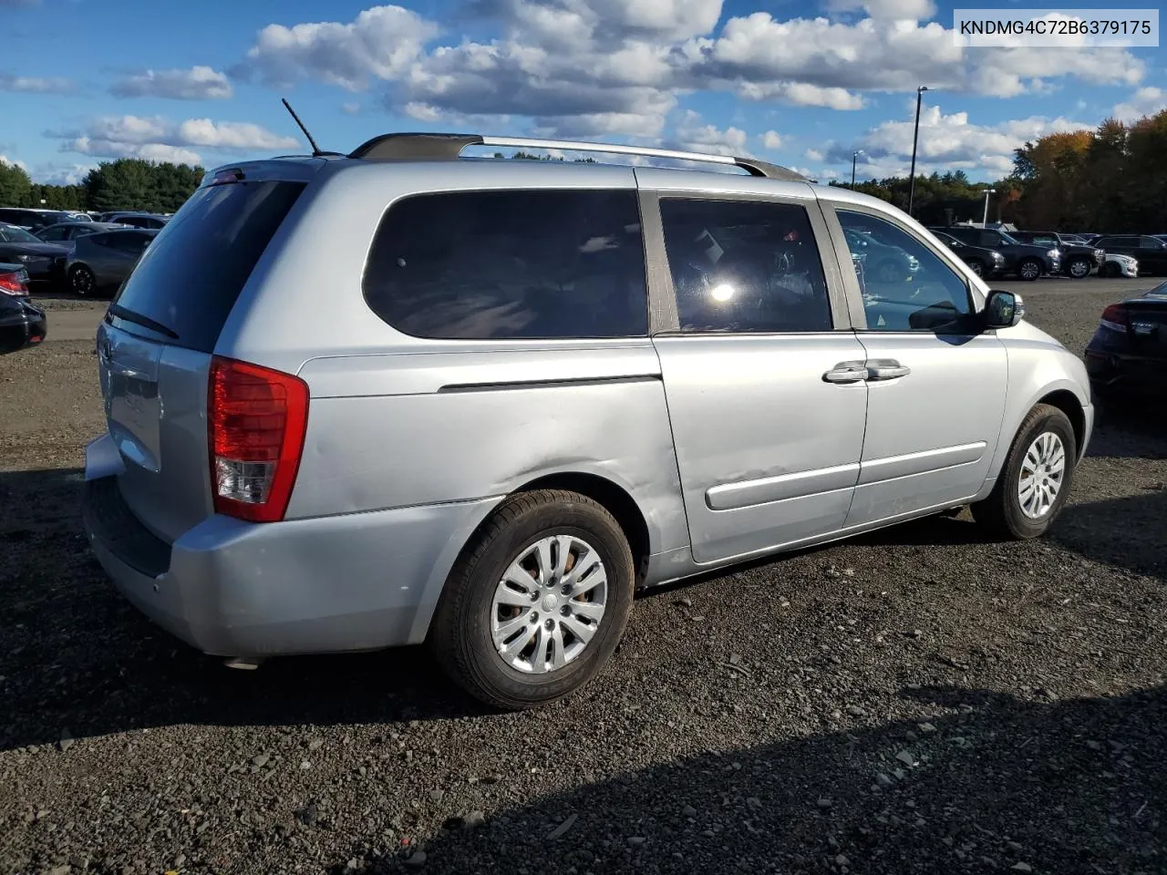 2011 Kia Sedona Lx VIN: KNDMG4C72B6379175 Lot: 76312374