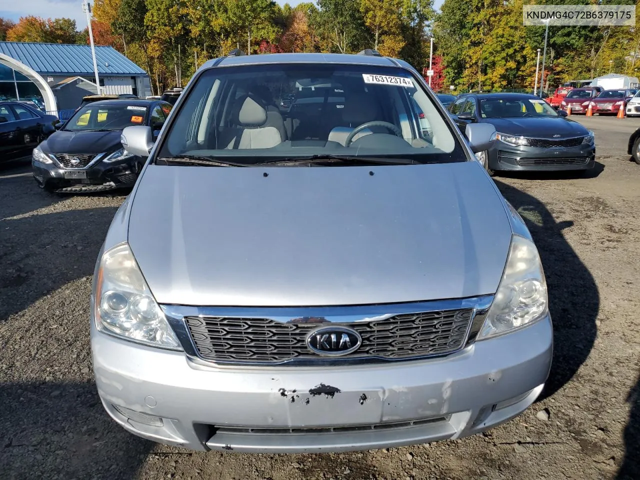 2011 Kia Sedona Lx VIN: KNDMG4C72B6379175 Lot: 76312374