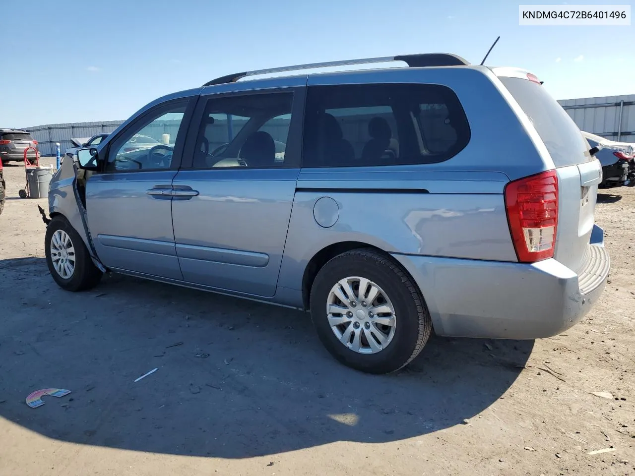 2011 Kia Sedona Lx VIN: KNDMG4C72B6401496 Lot: 76455084