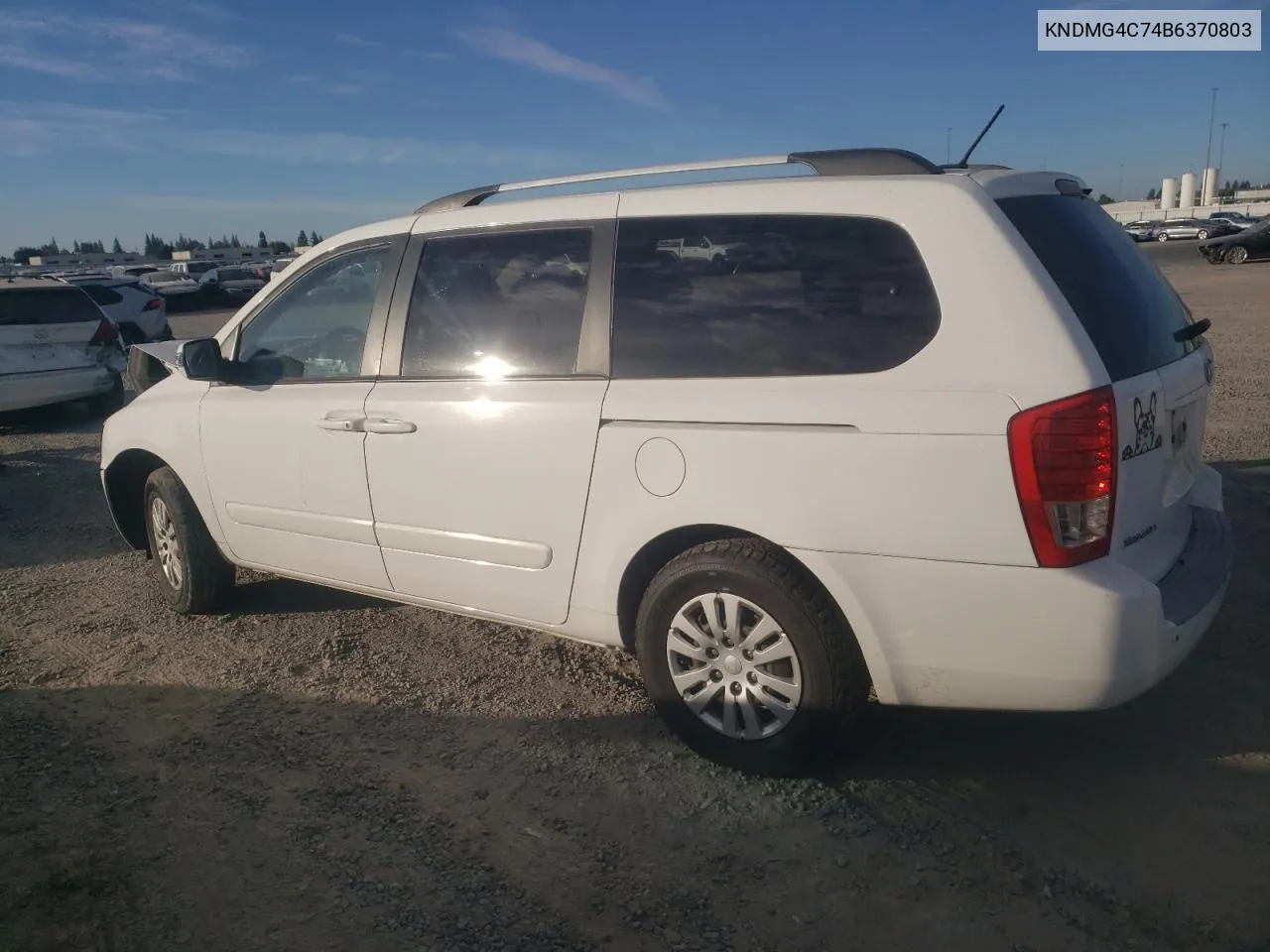 2011 Kia Sedona Lx VIN: KNDMG4C74B6370803 Lot: 77228344