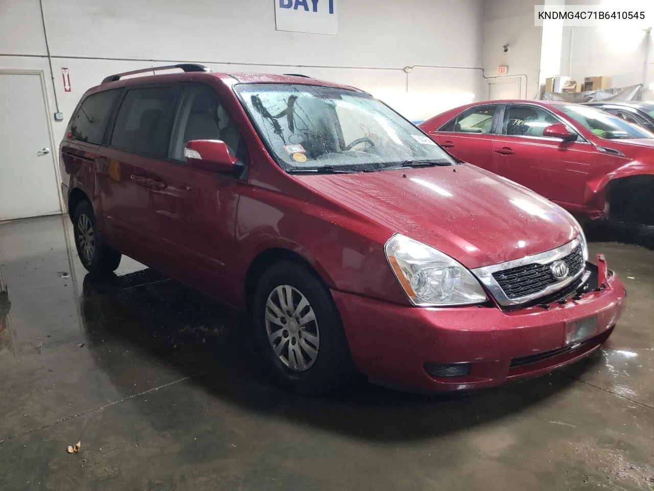 2011 Kia Sedona Lx VIN: KNDMG4C71B6410545 Lot: 78834294