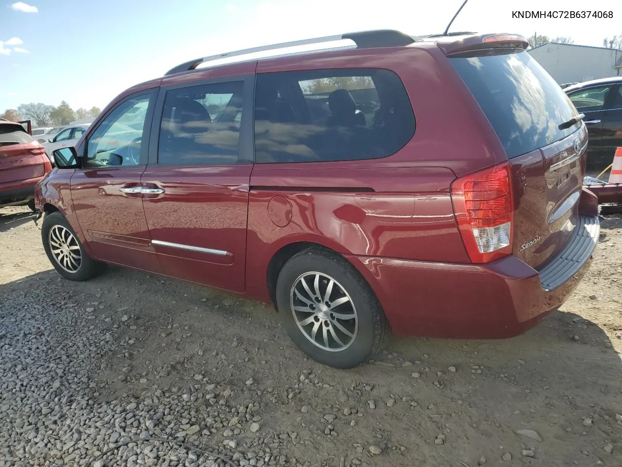 2011 Kia Sedona Ex VIN: KNDMH4C72B6374068 Lot: 79109454