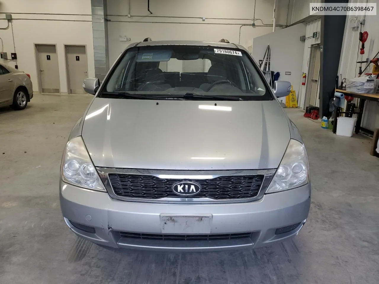 2011 Kia Sedona Lx VIN: KNDMG4C70B6398467 Lot: 79180674