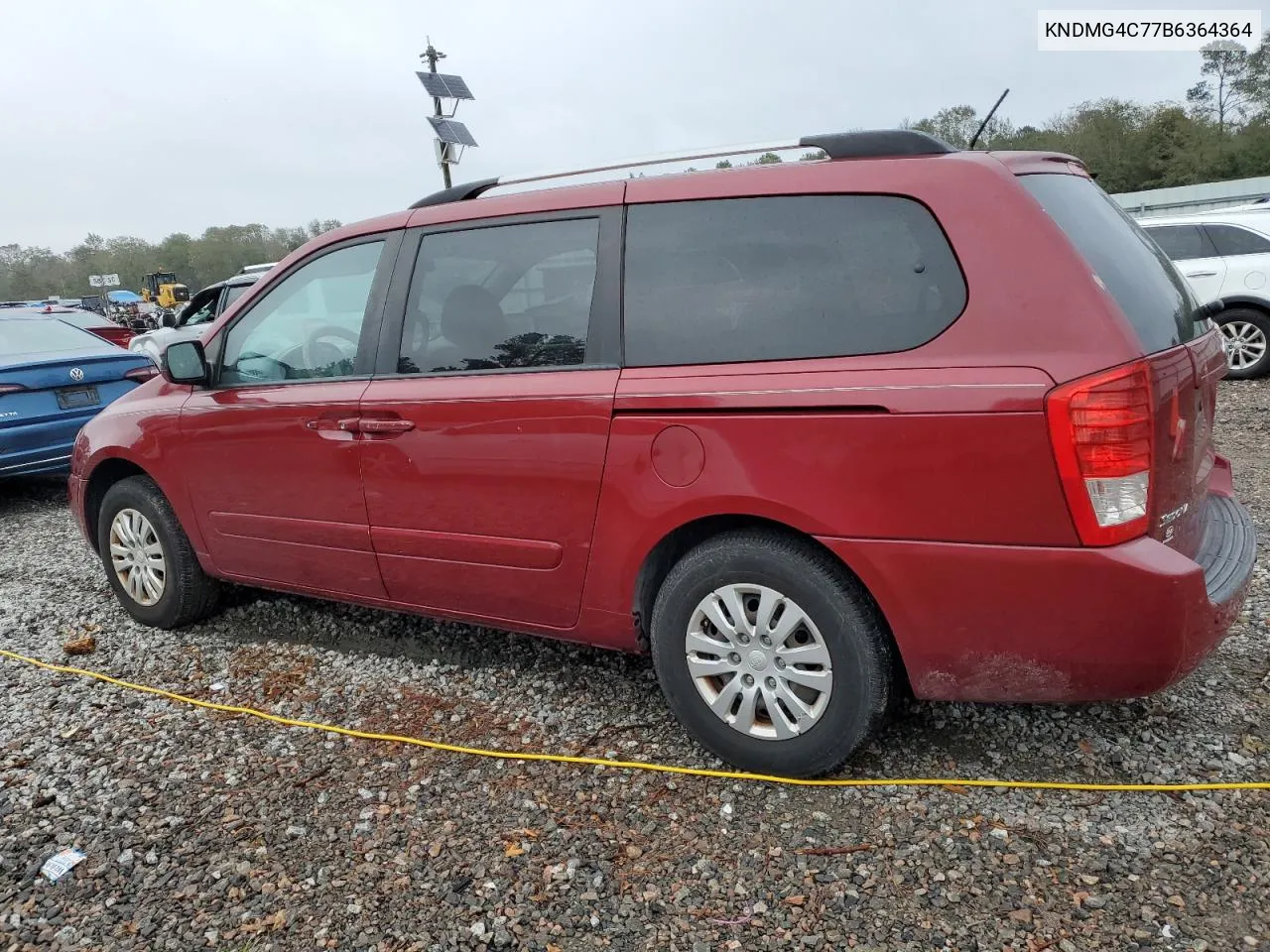 2011 Kia Sedona Lx VIN: KNDMG4C77B6364364 Lot: 79478594