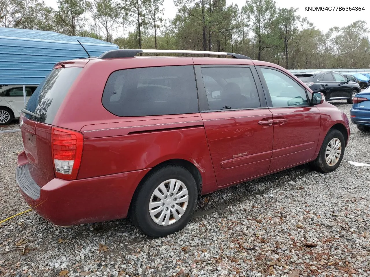 2011 Kia Sedona Lx VIN: KNDMG4C77B6364364 Lot: 79478594