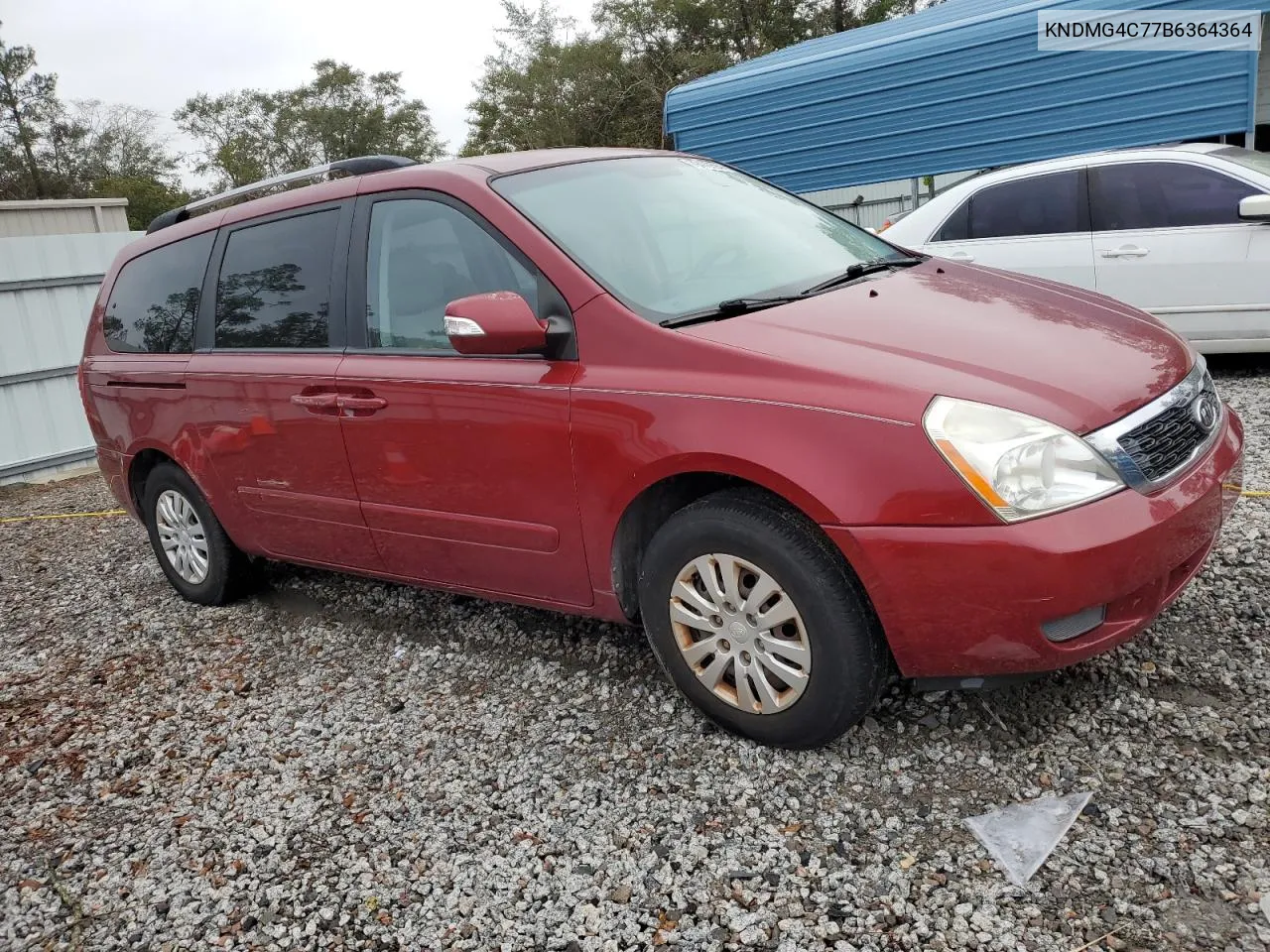 2011 Kia Sedona Lx VIN: KNDMG4C77B6364364 Lot: 79478594